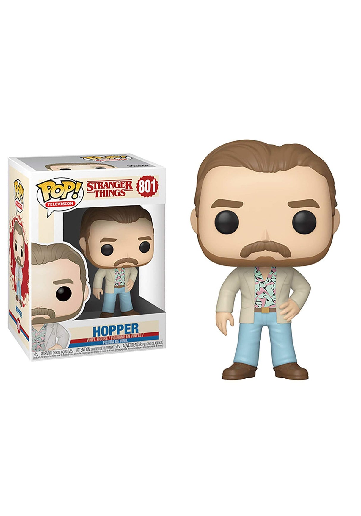 Stranger Things Hopper #801 Pop Vinyl Figure