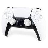 KKontrolFreek FPS Freek Galaxy white for Playstation 4/5 PS4 PS5 Performance Thumbsticks 1 High-Rise, 1 Mid-Rise White - Trippy Trades 