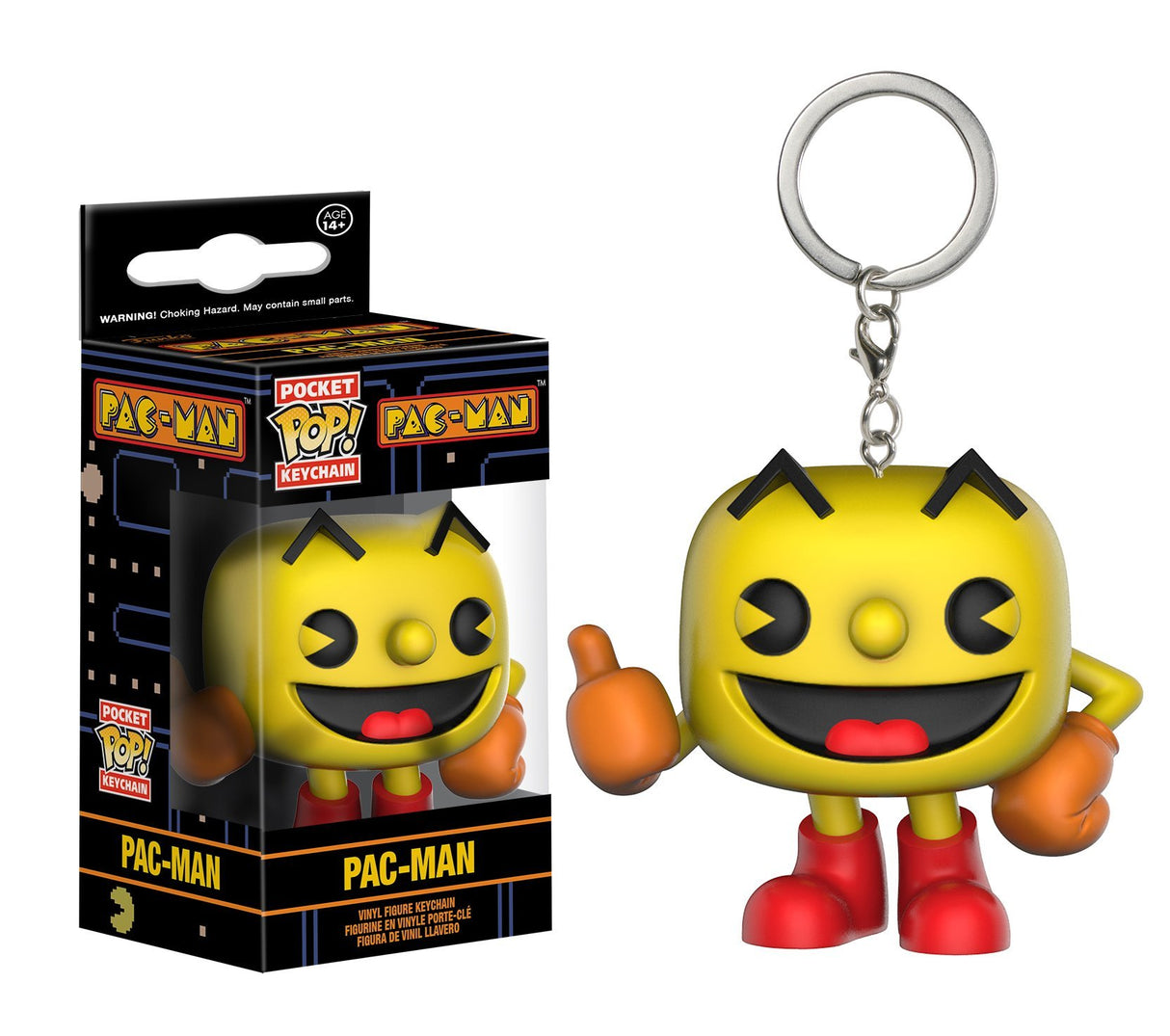 Pac-Man Funko Pocket Pop Figure Keychain