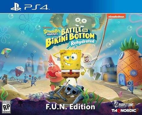 SpongeBob Battle for Bikini Bottom Rehydrated FUN F.U.N Edition PS4 PlayStation 4 Brand New