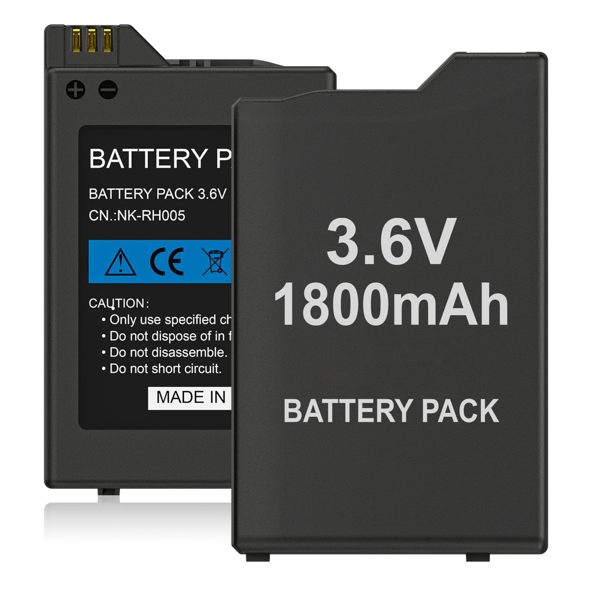 Rechargeable Battery for Sony PSP-110 PSP-1001 PSP 1000 Fat New 3.6V 1800mAh