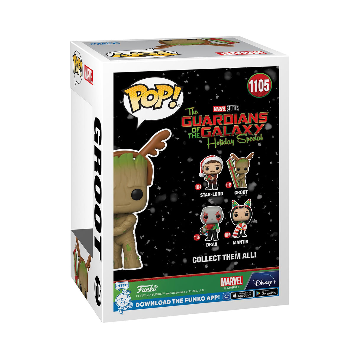 Guardians of the Galaxy Holiday Special Groot #1105 Funko Pop Vinyl Figure