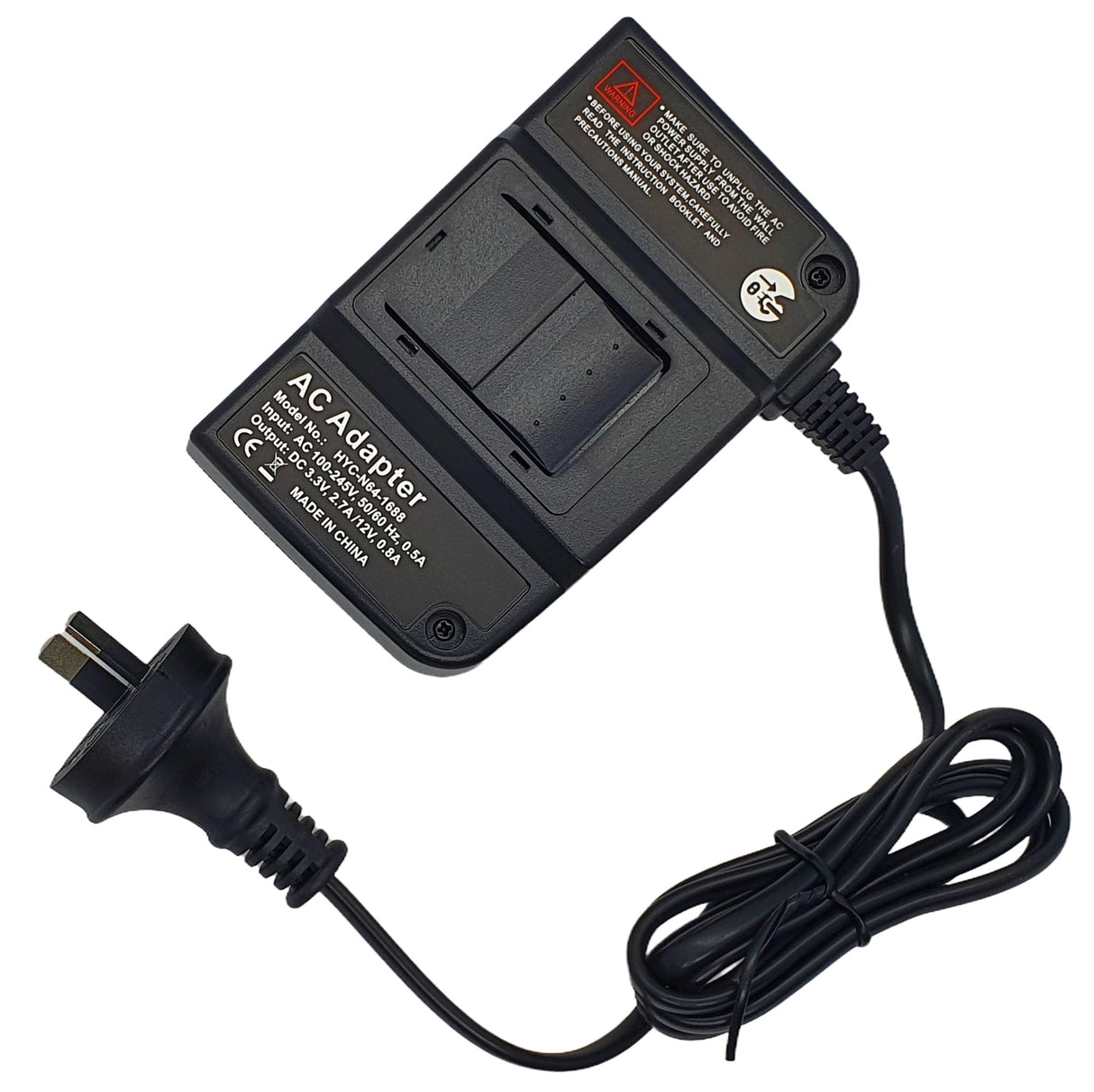 Power Supply Adapter for Nintendo 64 N64 Console Replacement Lead Cord AU Plug