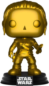 Star Wars Gold Metallic Rey #114 Funko Pop Vinyl Figure - Trippy Trades 