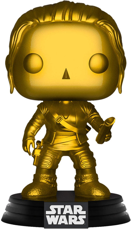 Star Wars Gold Metallic Rey #114 Funko Pop Vinyl Figure - Trippy Trades 