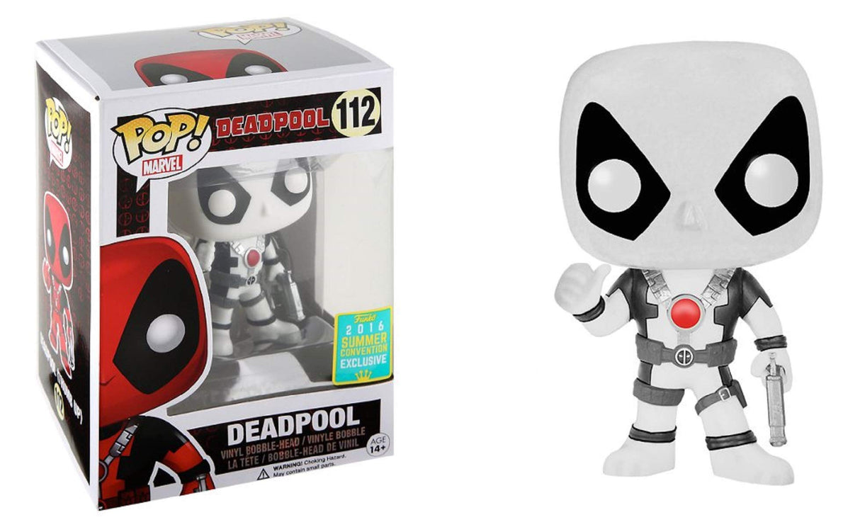 Marvel Deadpool White Thumbs Up #112 Pop Vinyl Figure