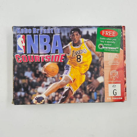 Kobe Bryant in NBA Courtside Nintendo 64 N64 Game Boxed Complete PAL 9JE4 - Trippy Trades 