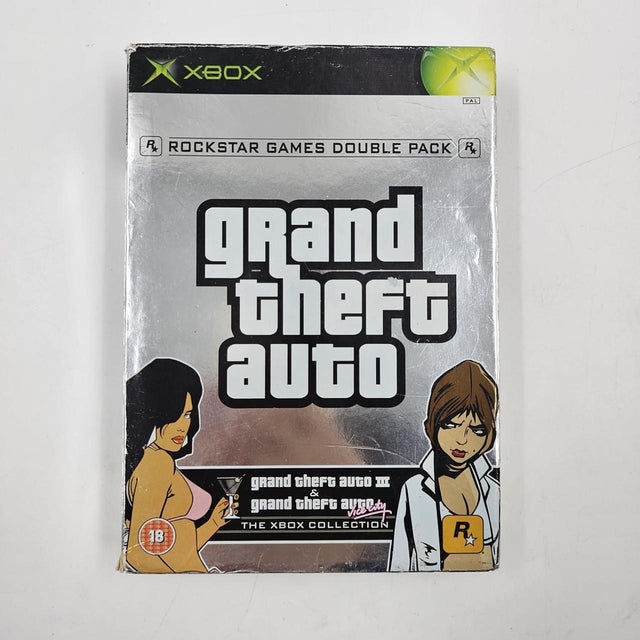 Grand Theft Auto III & Vice City Xbox Original Game Boxed + Manual PAL 16JE4 - Trippy Trades 