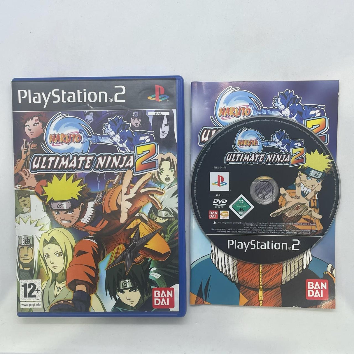 Naruto Ultimate Ninja 2 PS2 Playstation 2 Game + Manual