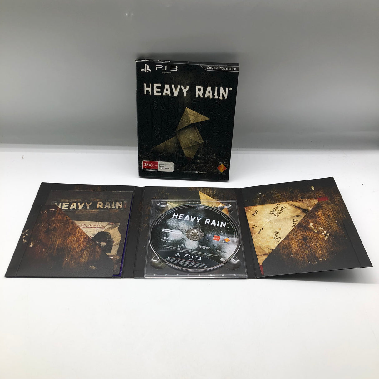 Heavy Rain Limited Collector’s Edition PS3 Playstation 3 Game + Manual 25AU4