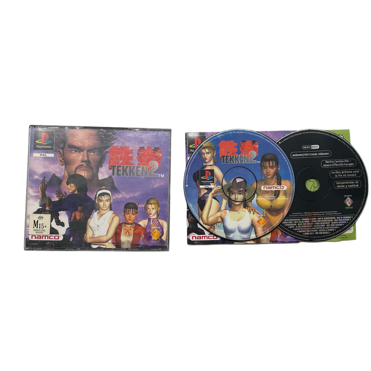 Tekken 2 PlayStation 1 PS1 Game + Manual PAL