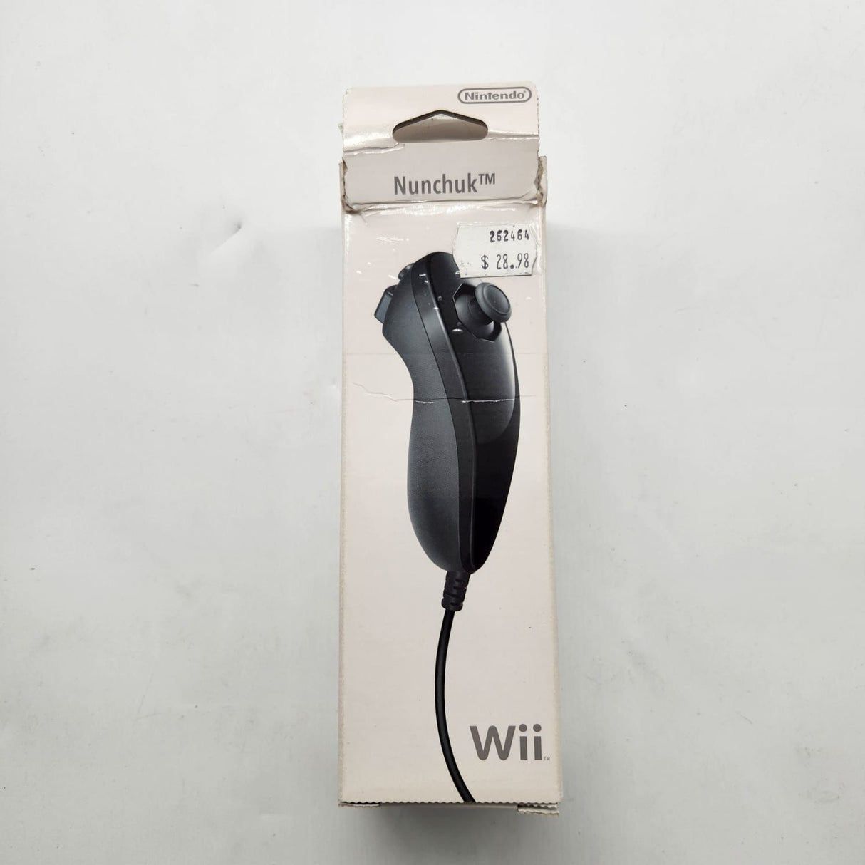 Nintendo Wii Remote Black Nunchuck Wii U Compatible Controller 01S4