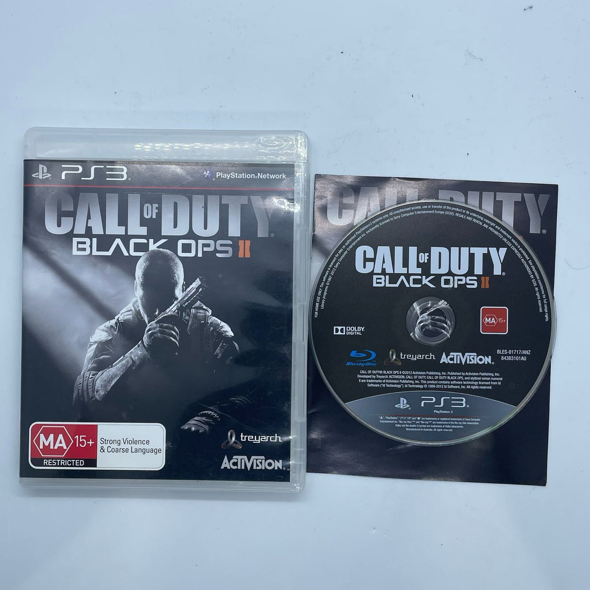 Call Of Duty Black Ops II Playstation 3 PS3 Game + Manual