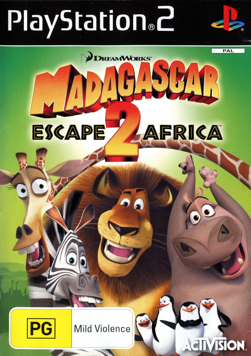 Madagascar: Escape 2 Africa Playstation 2 PS2 Game PAL Sony Playstation 2 Game