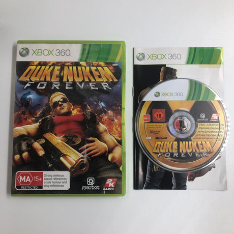 Duke Nukem Forever Xbox 360 Game + Manual PAL 28A4 - Trippy Trades 