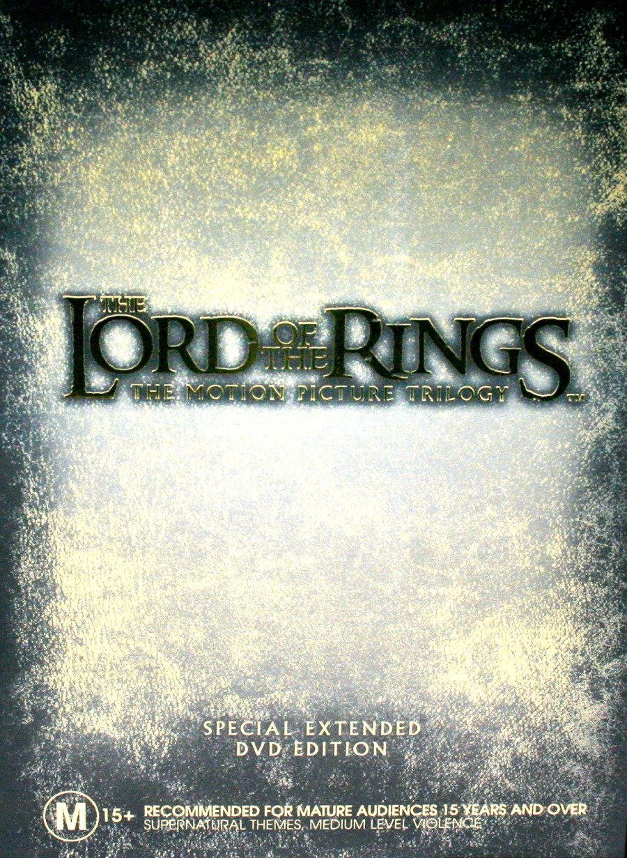 The Lord of the Rings Extended Trilogy Pack DVD