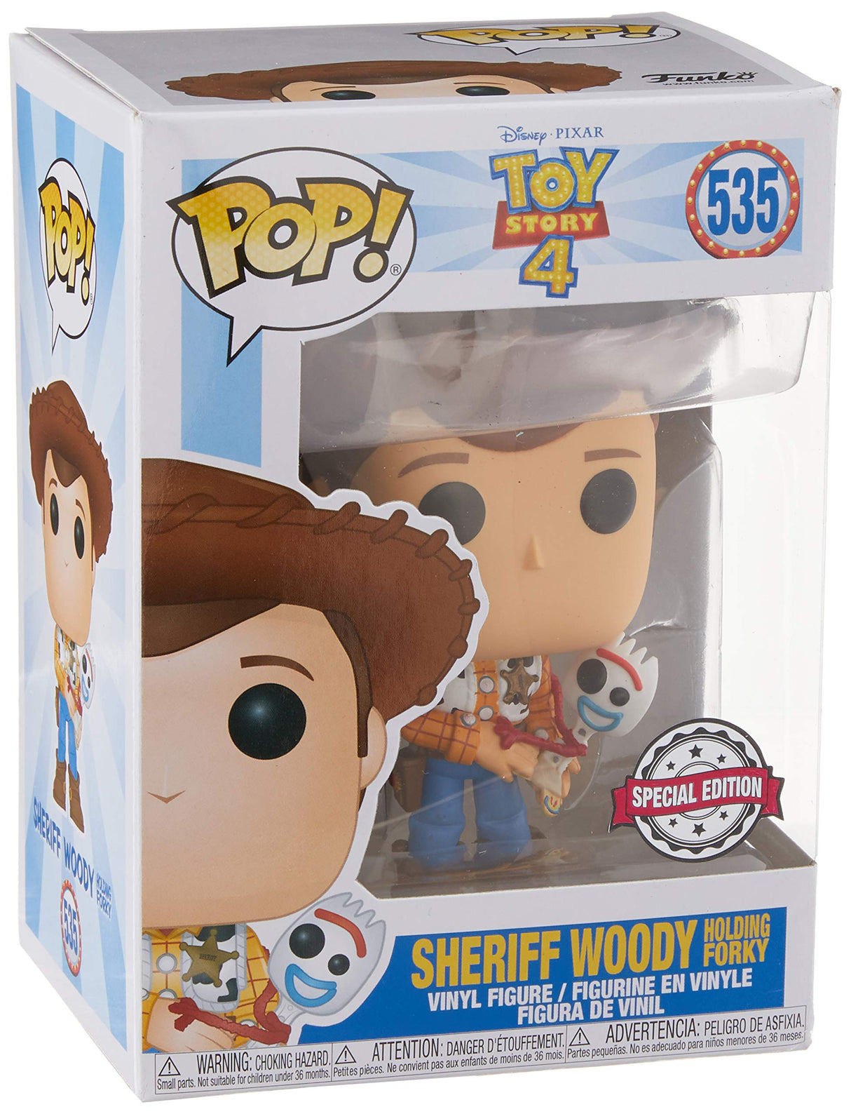 Toy Story 4 Sheriff Woody #535 Funko Pop Vinyl Figure