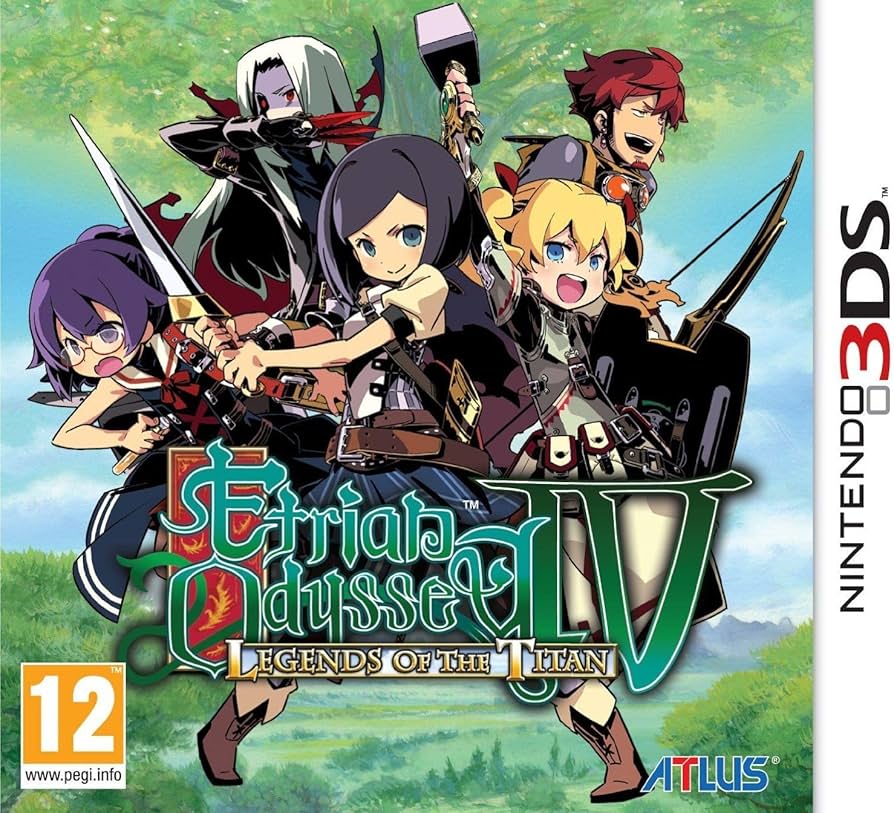 Etrian Odyssey IV: Legends of the Titan 3DS Game PAL