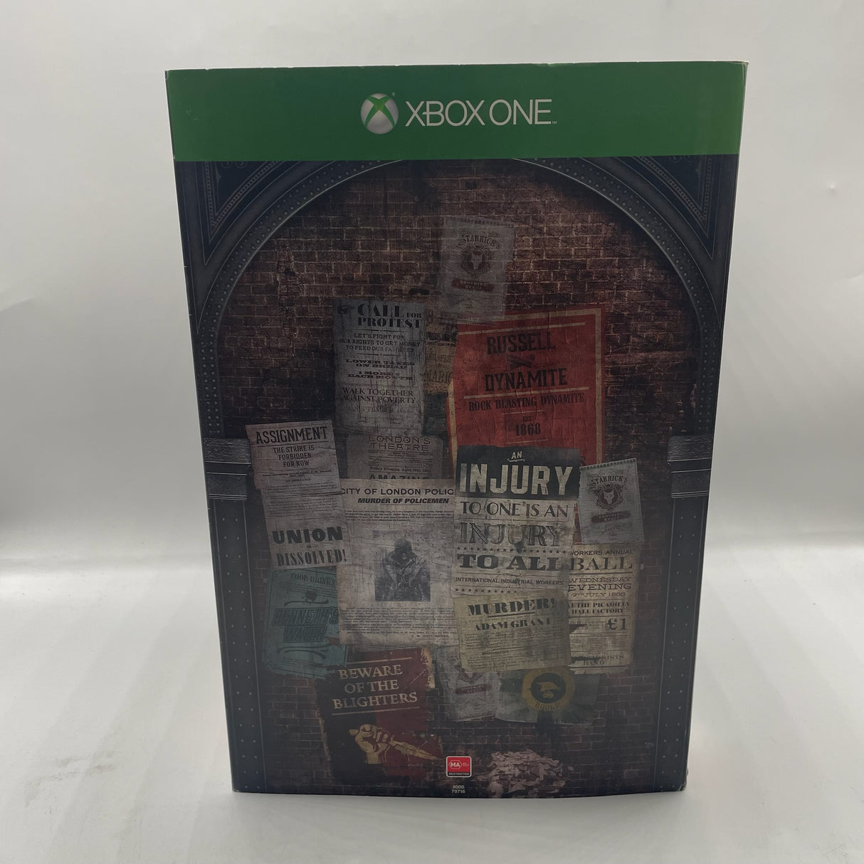 Assassins Creed Syndicate Charing Cross Edition Xbox One Game + Figure Boxed PAL