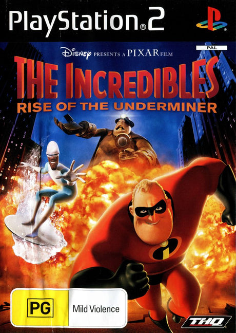 The Incredibles: Rise of the Underminer Playstation 2 PS2 Game PAL Sony Playstation 2 Game