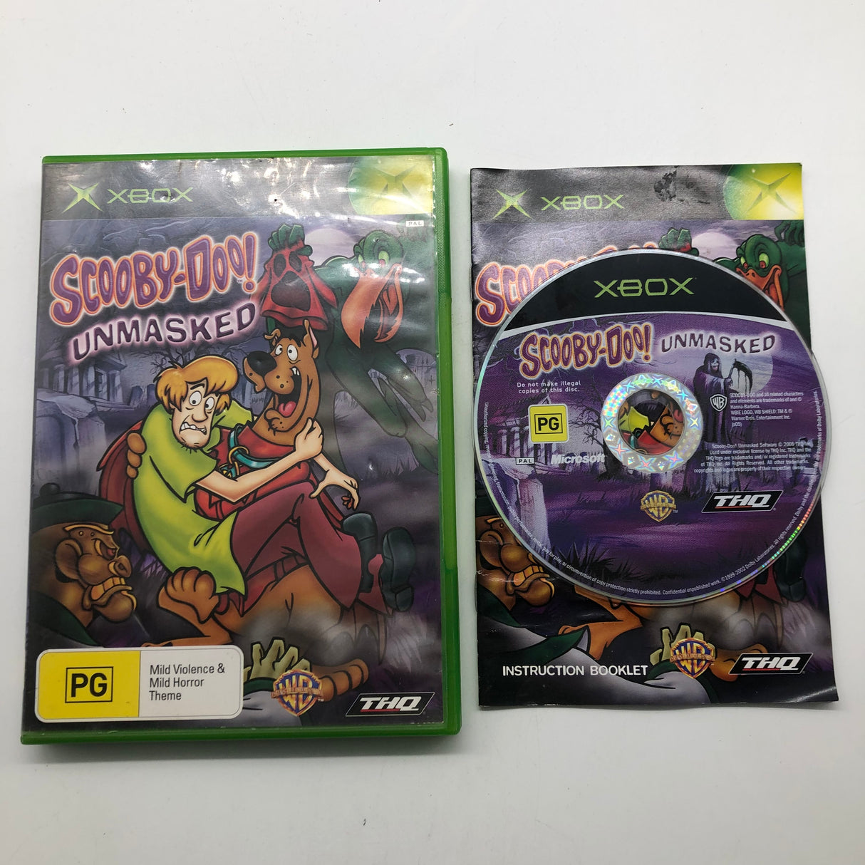 Scooby-Doo! Unmasked Xbox Original Game + Manual PAL 25AU4