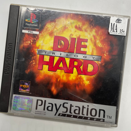 Die Hard Trilogy PlayStation 1 PS1 Game + Manual PAL