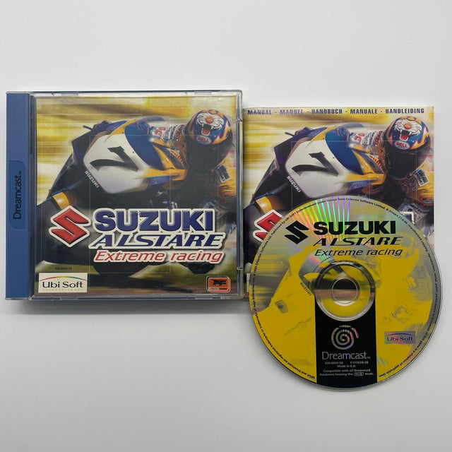 Suzuki Alstare Extreme Racing Sega Dreamcast Game + Manual PAL - Trippy Trades 