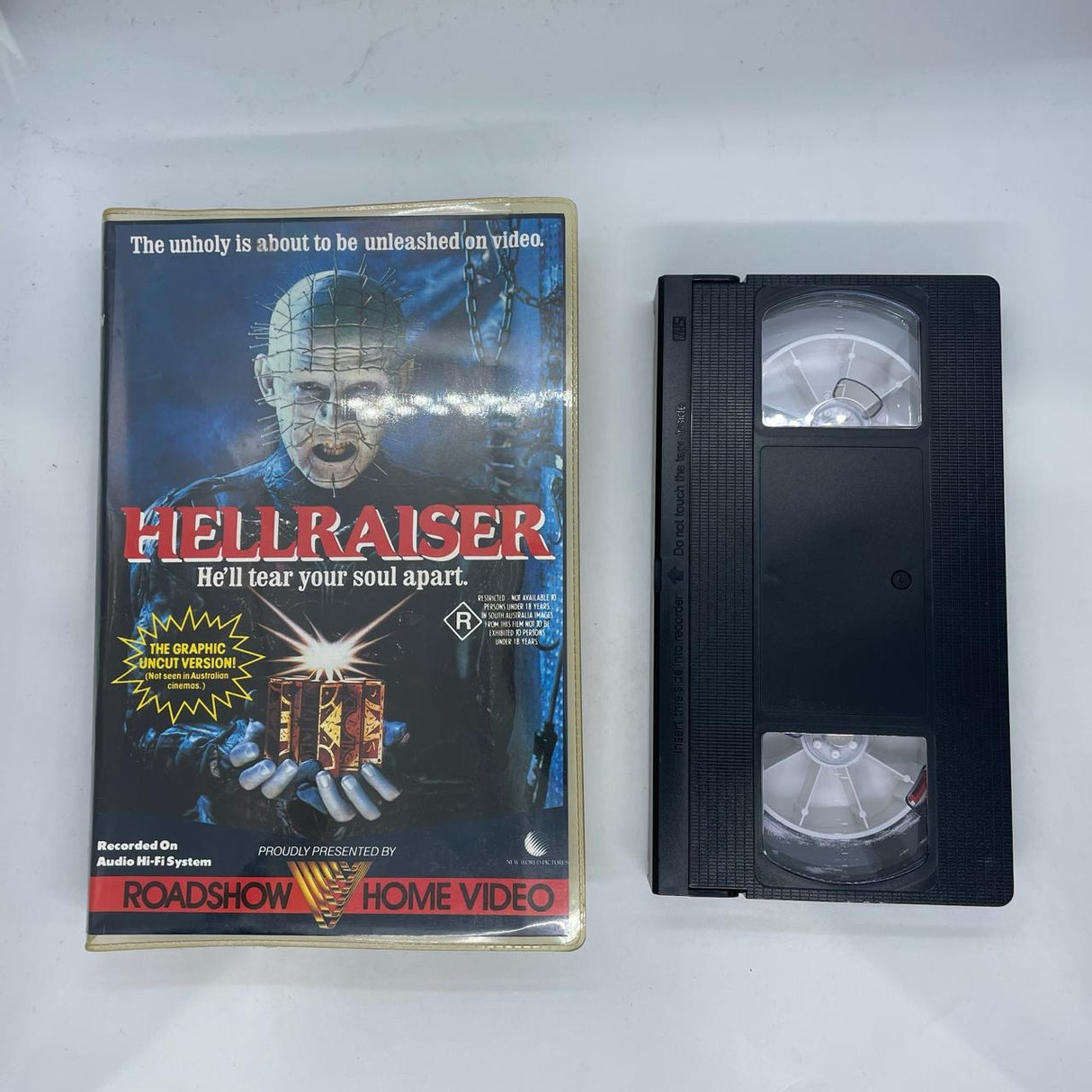 Hellraiser VHS Video Cassette Tape