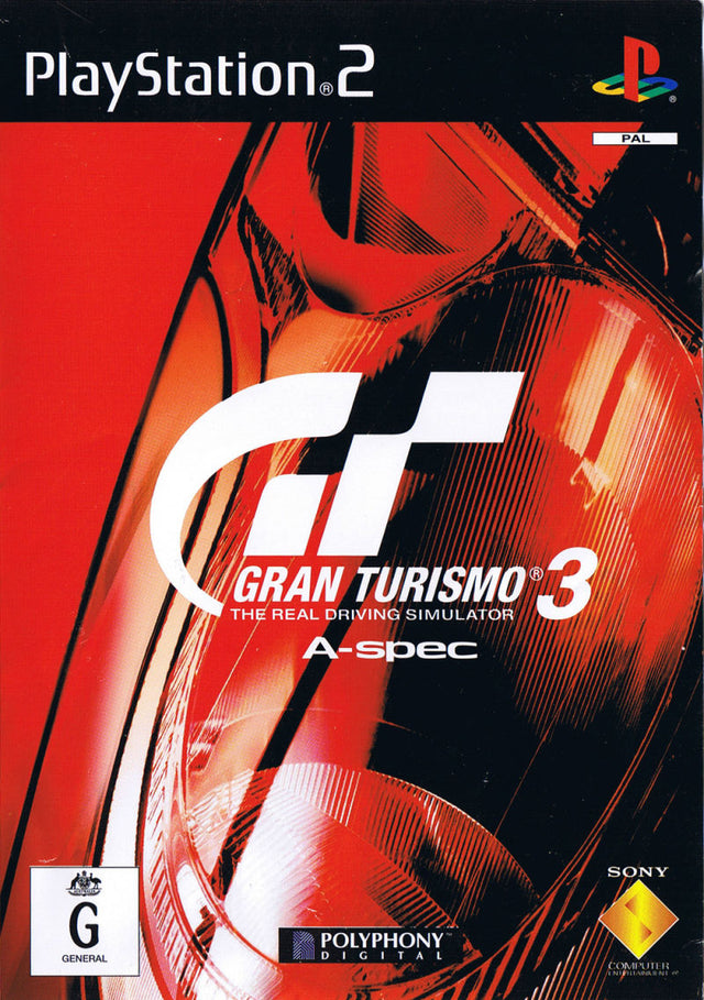 Gran Turismo 3: A-Spec Playstation 2 PS2 Game PAL Sony Playstation 2 Game