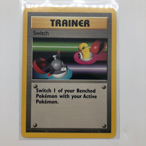 Switch Trainer Pokemon Card 95/102 Base Set 28A4
