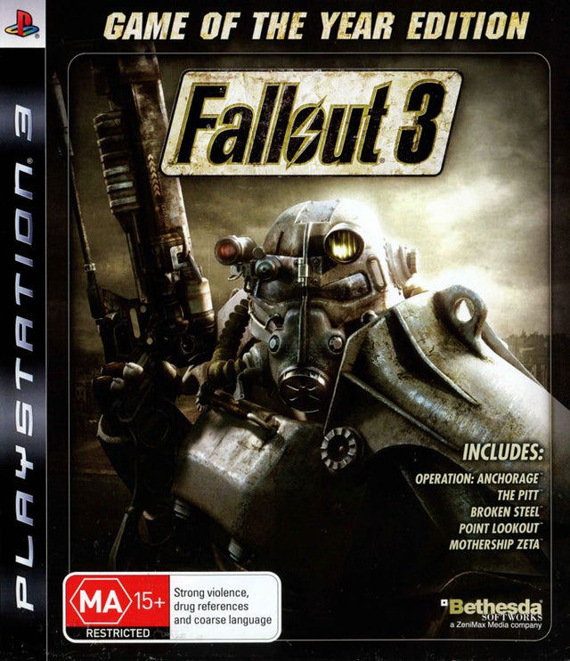 Fallout 3: Game of the Year Edition Playstation 3 PS3 Game PAL Sony Playstation 3 Game