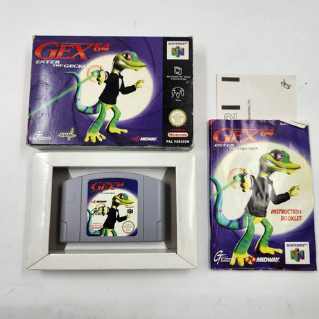 Gex Enter The Gecko 64 Nintendo 64 N64 Game Boxed Complete PAL 9JE4 - Trippy Trades 