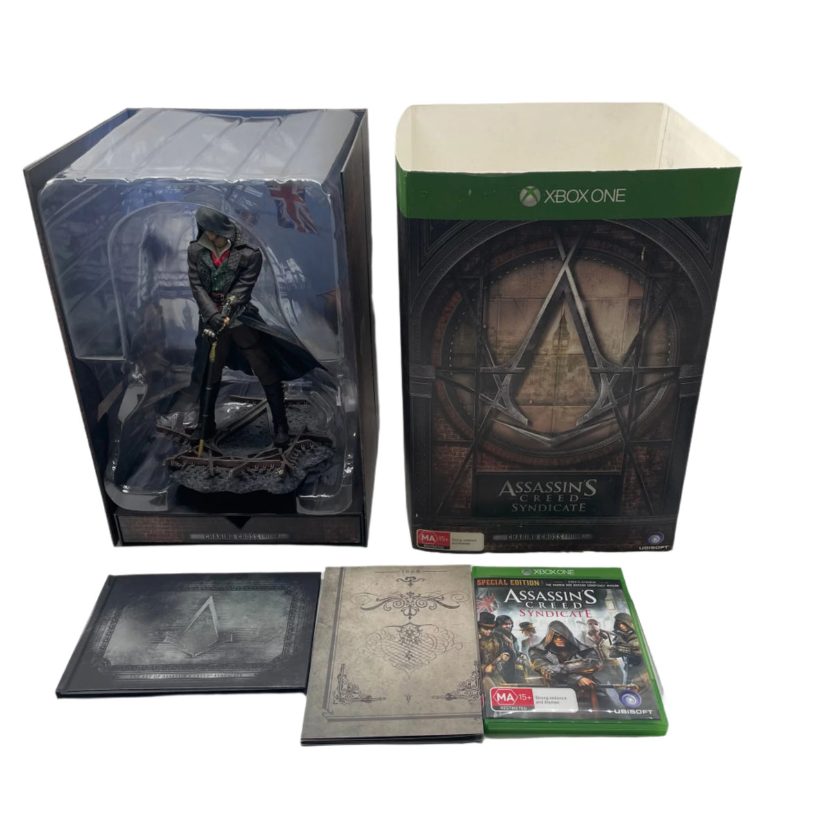 Assassins Creed Syndicate Charing Cross Edition Xbox One Game + Figure Boxed PAL