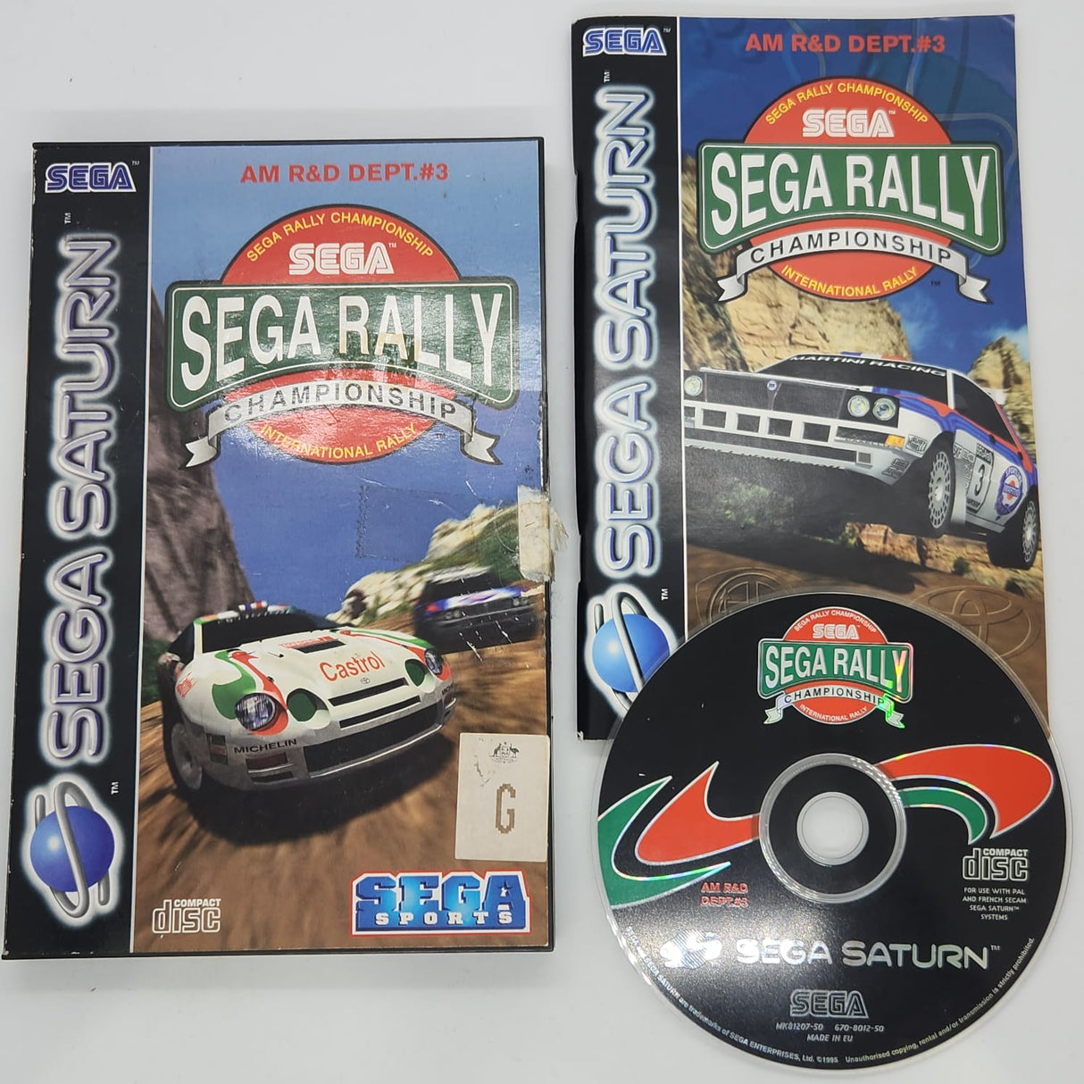 Sega Rally Championship Sega Saturn Game + Manual PAL