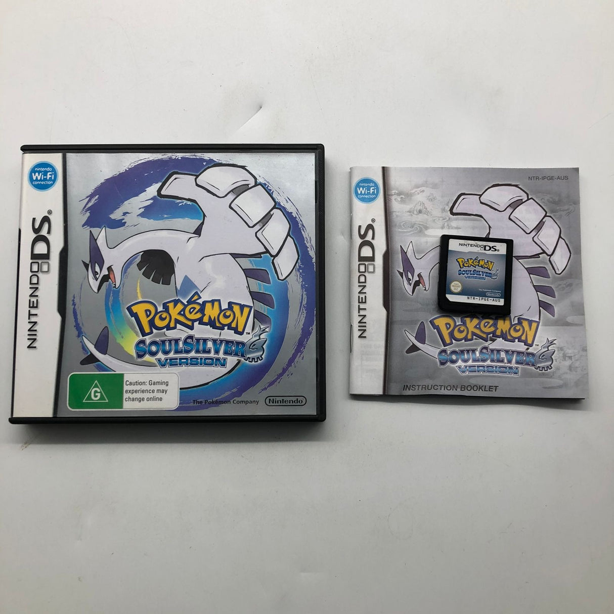 Pokemon: Soul Silver Version Nintendo DS Game + Manual 25AU4