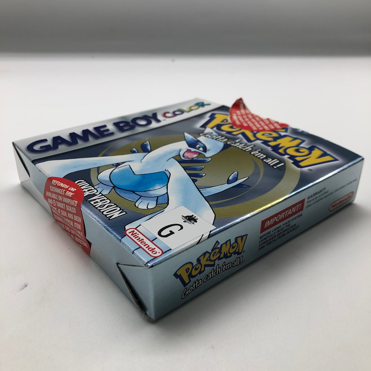 Pokemon Silver Version Nintendo Gameboy Color / Colour Game Boxed Complete 25AU4