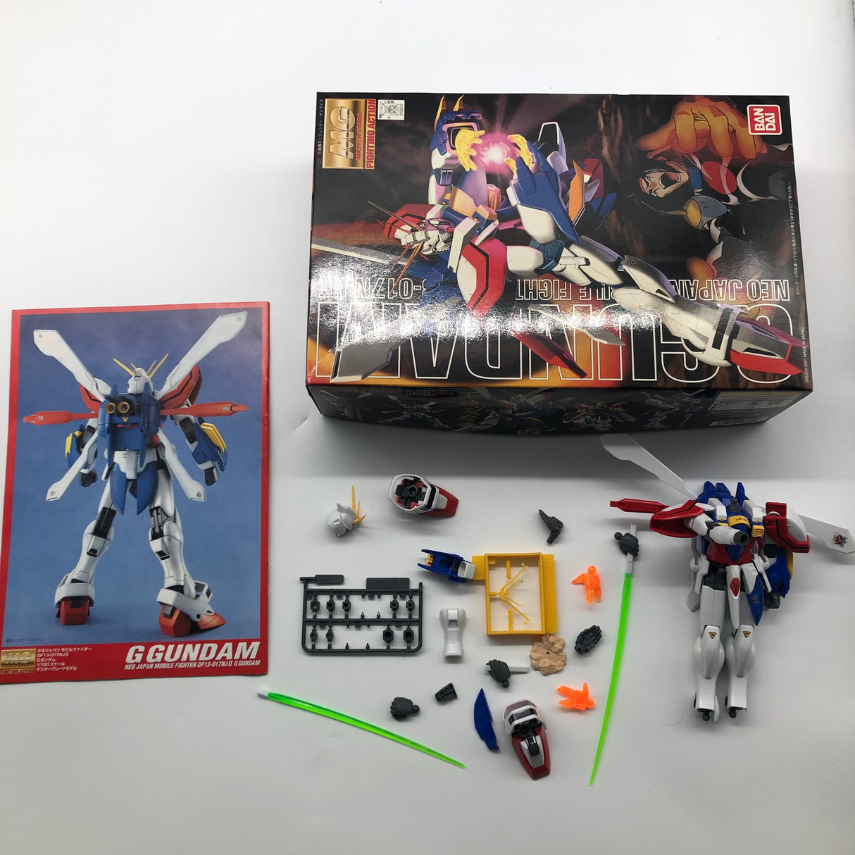 MG 1/100 GF13-017NJII G Gundam Bandai figure