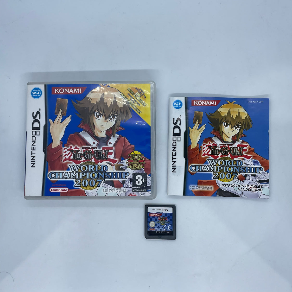 Yu-Gi-Oh World Championship 2007 Nintendo DS Game + Manual