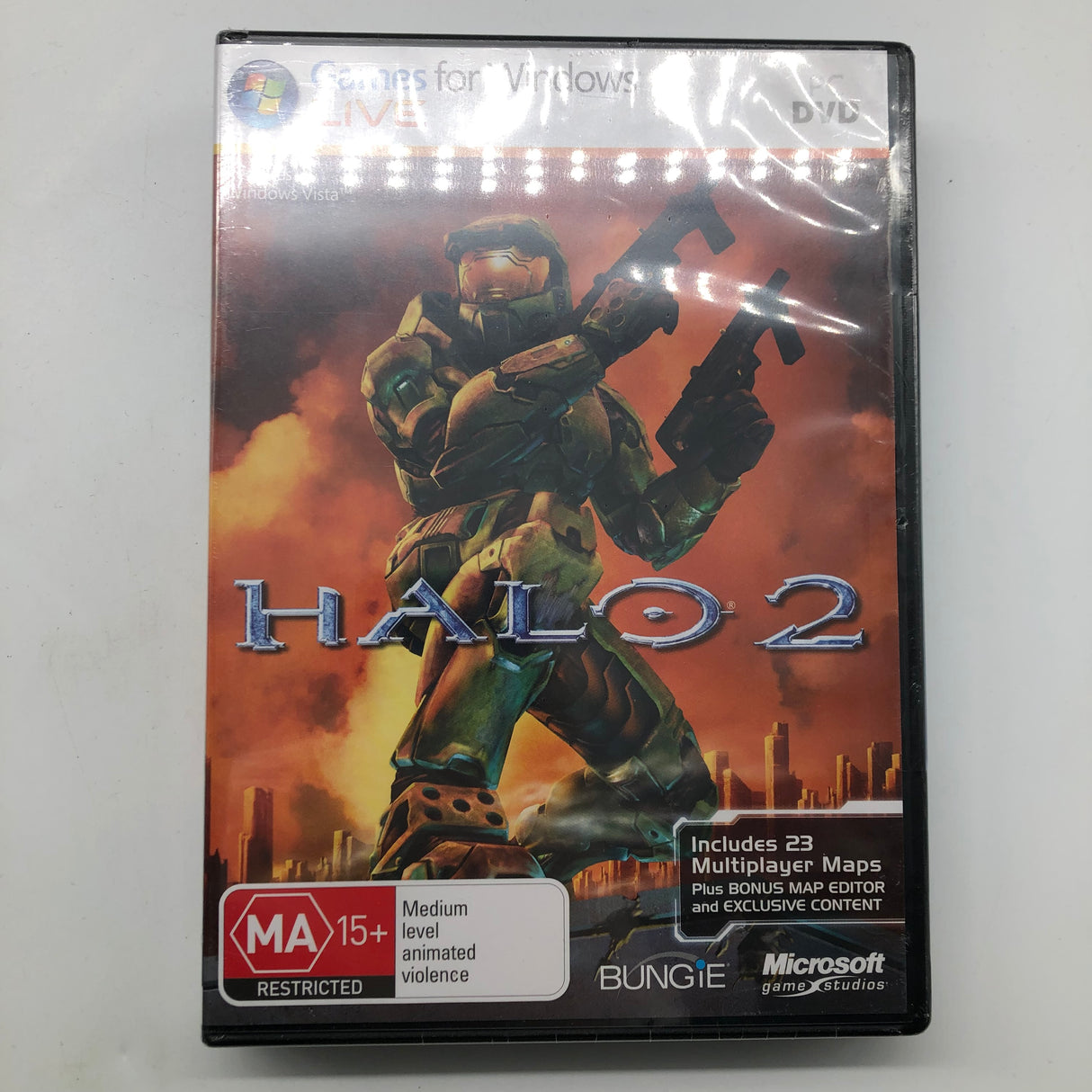 Halo 2 PC DVD Games for Windows Brand New SEALED 25AU4