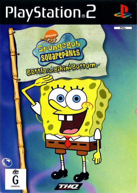 SpongeBob SquarePants: Battle for Bikini Bottom Playstation 2 PS2 Game PAL Sony Playstation 2 Game