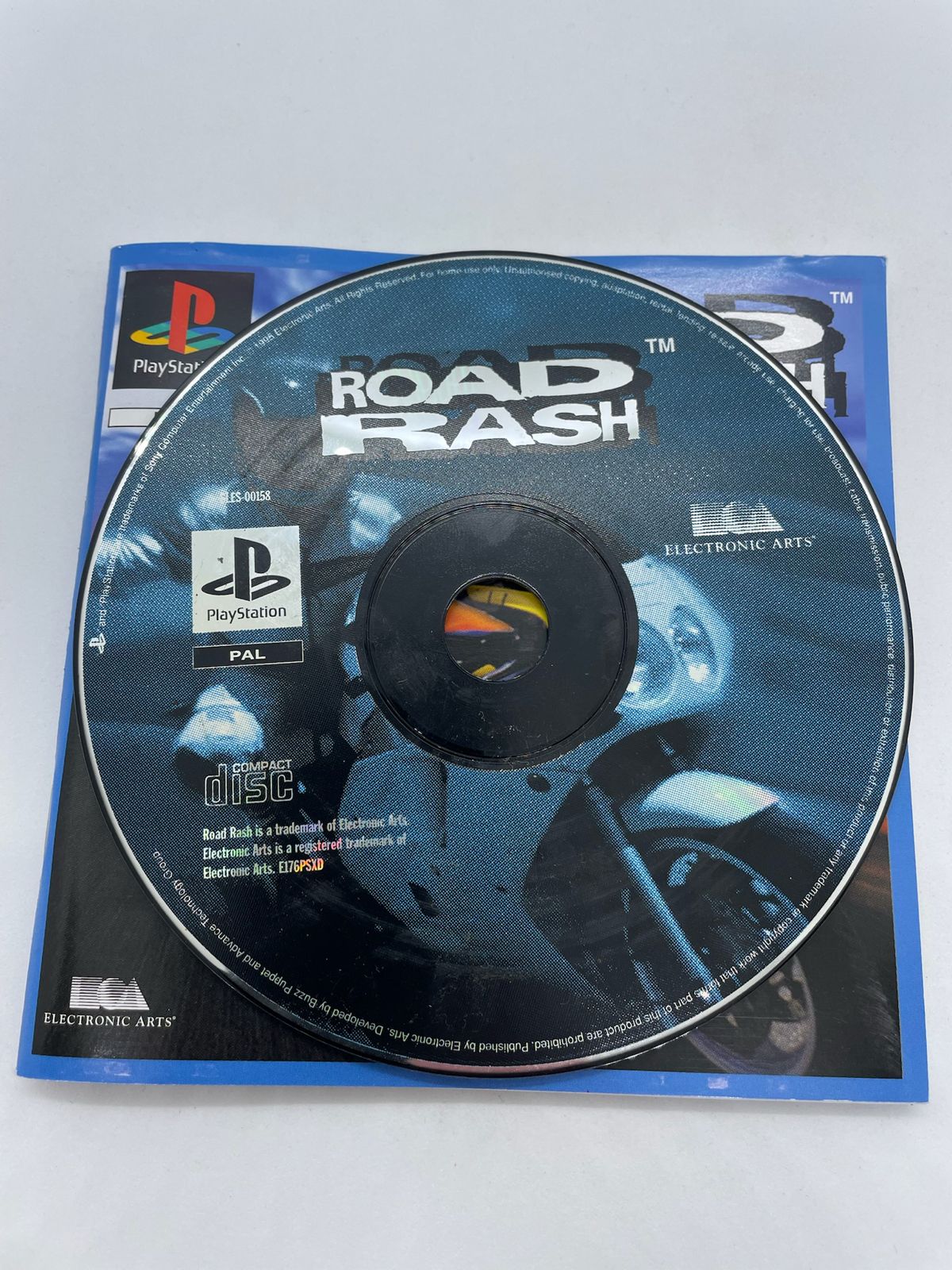 Road Rash PS1 Playstation 1 Game + Manual PAL