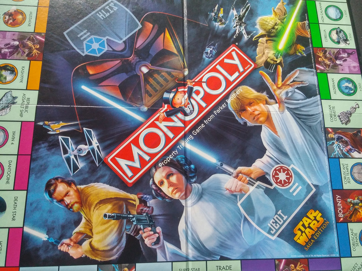 Monopoly Game Star Wars Saga Edition