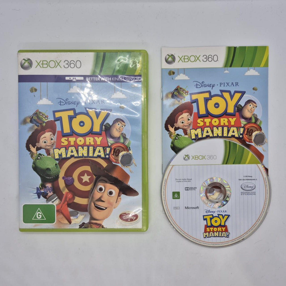 Toy Story Mania Xbox 360 Game + Manual PAL