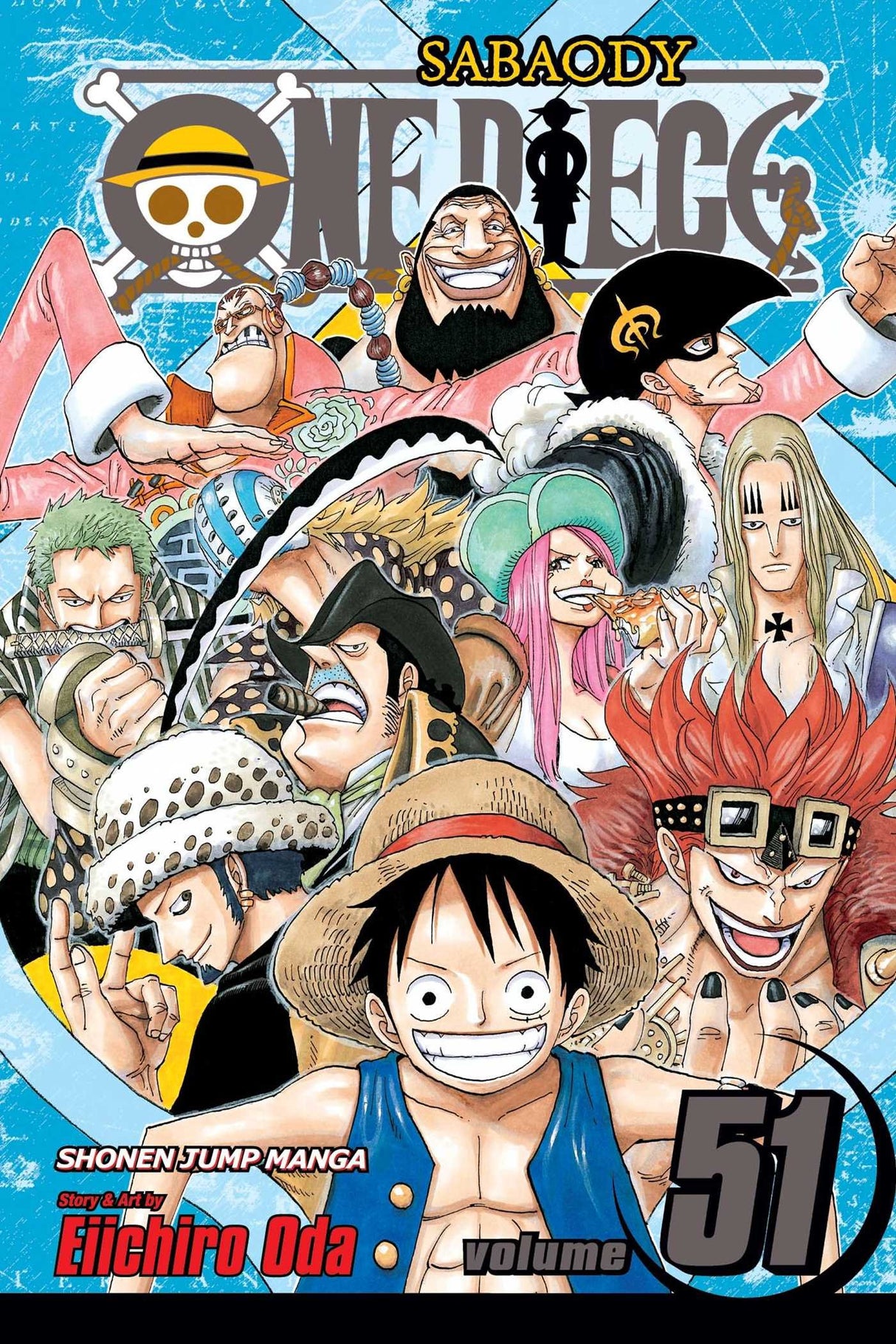 One Piece, Vol. 51 Volume 51 The Eleven Supernovas Paperback Book - Trippy Trades 