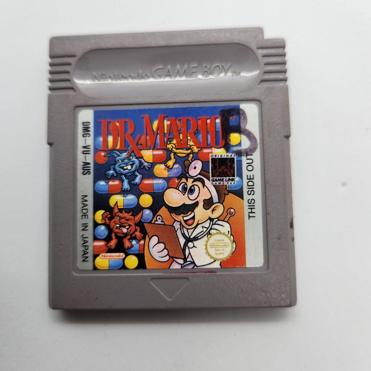 Dr X Mario Nintendo Gameboy Original Game Cartridge