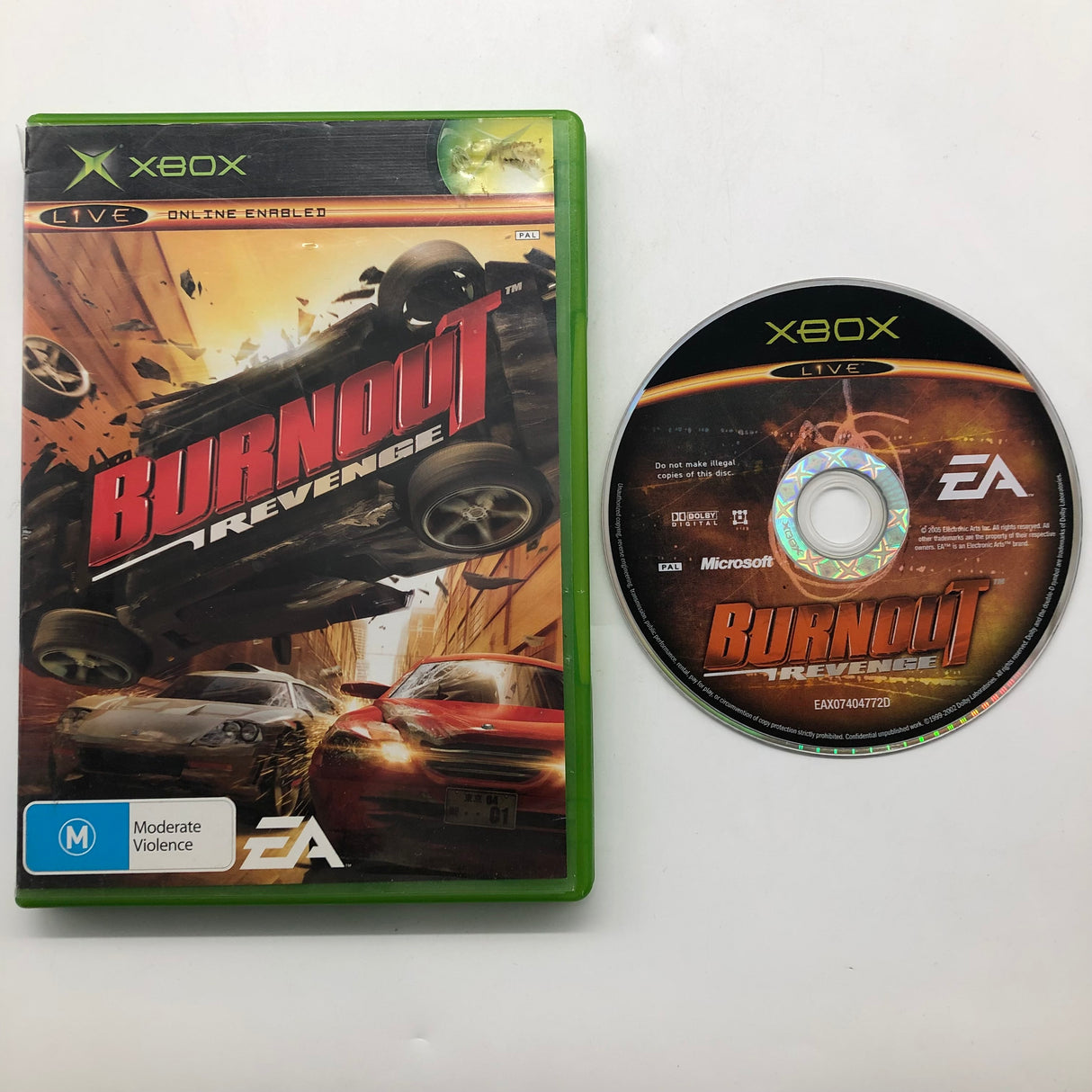 Burnout Revenge Xbox Original Game PAL