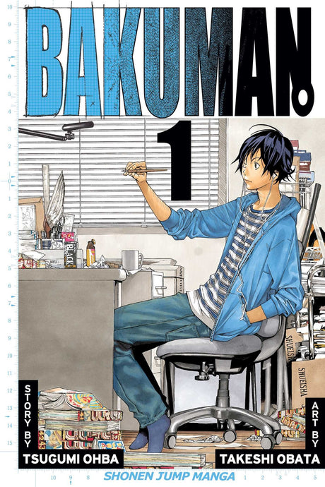 Bakuman Vol. 1 Dreams and Reality Tsugumi Ohba Paperback Manga Book - Trippy Trades 