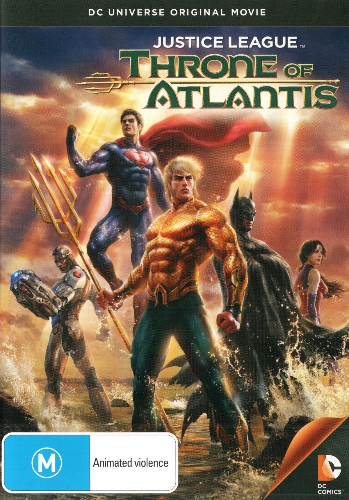 Justice League Throne of Atlantis DVD