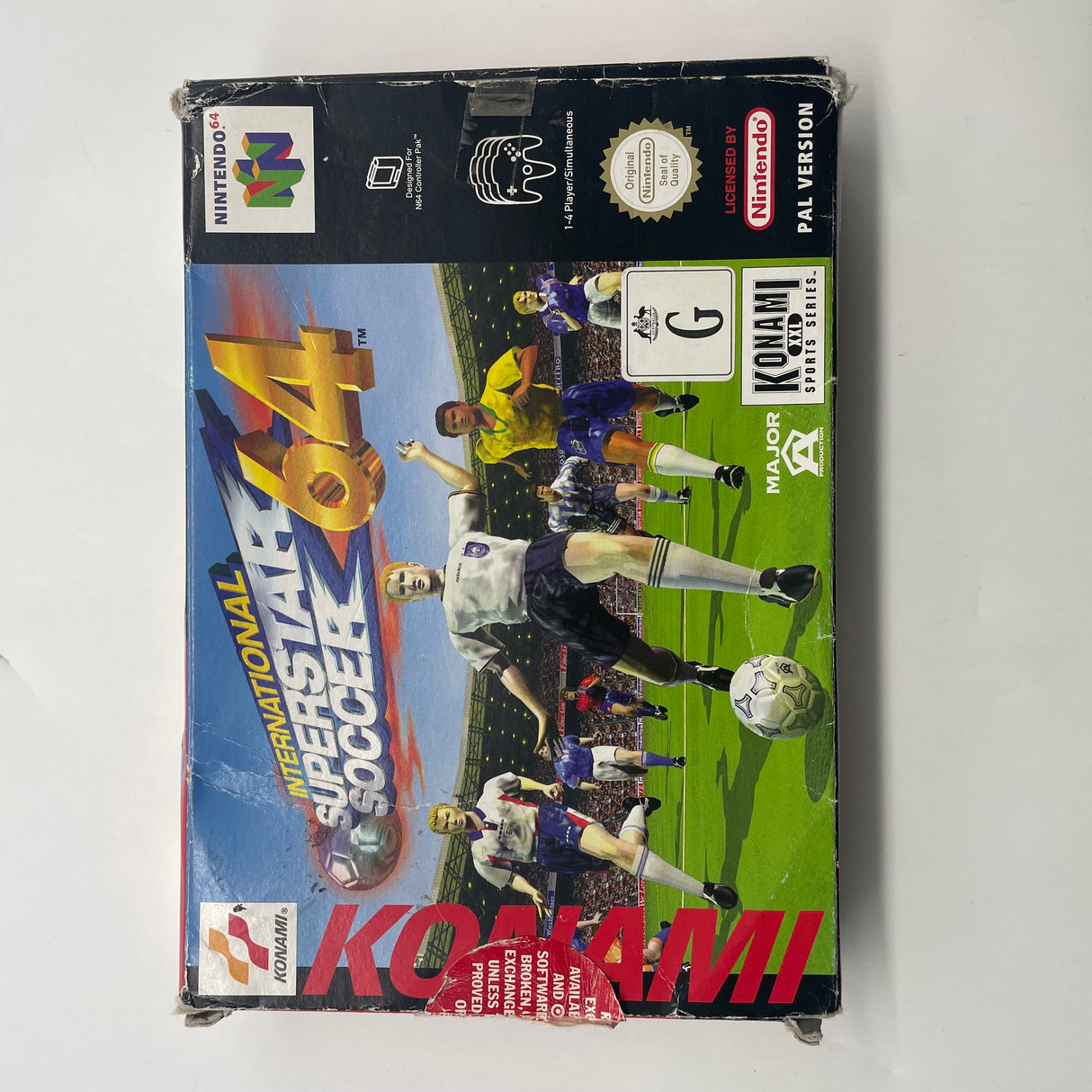 International Superstar Soccer 64 Nintendo 64 N64 Game Boxed Complete with Manual