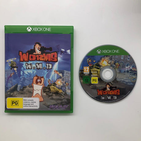 Worms W.M.D Xbox One Game PAL 28A4 - Trippy Trades 